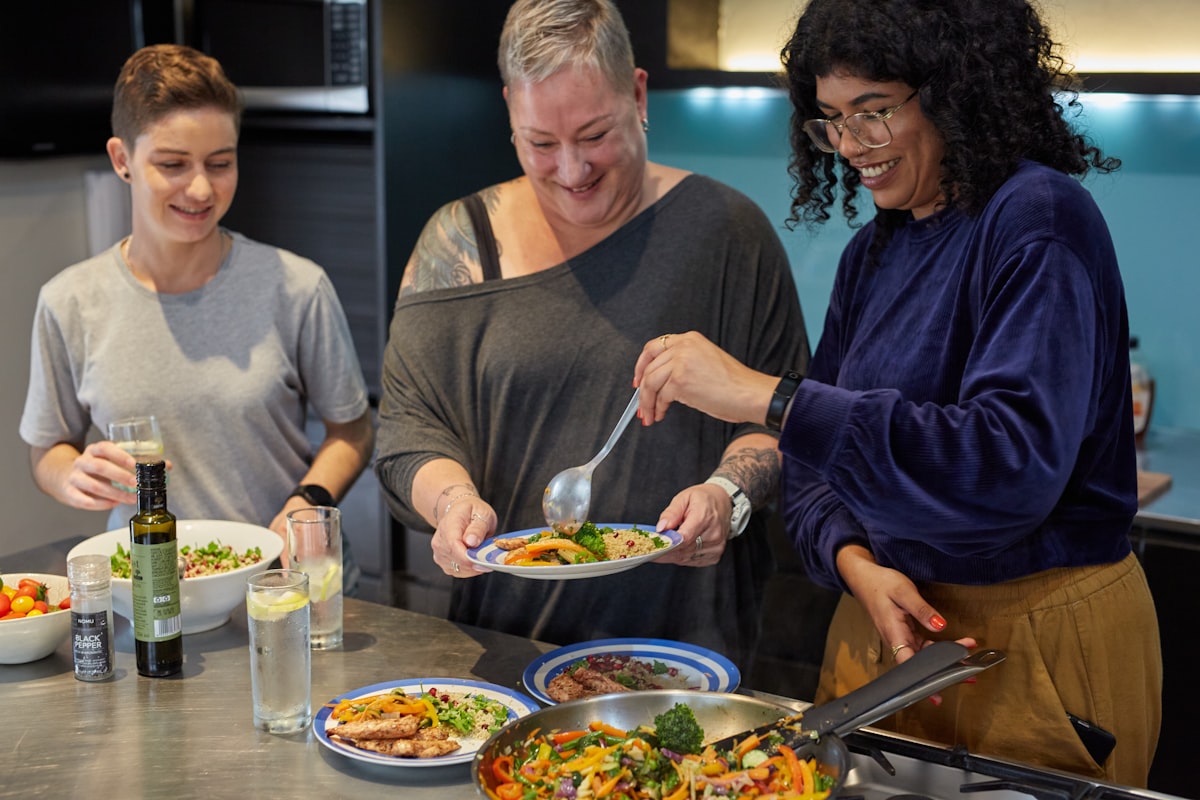 Heart healthy cooking ingredients and prepared dishes